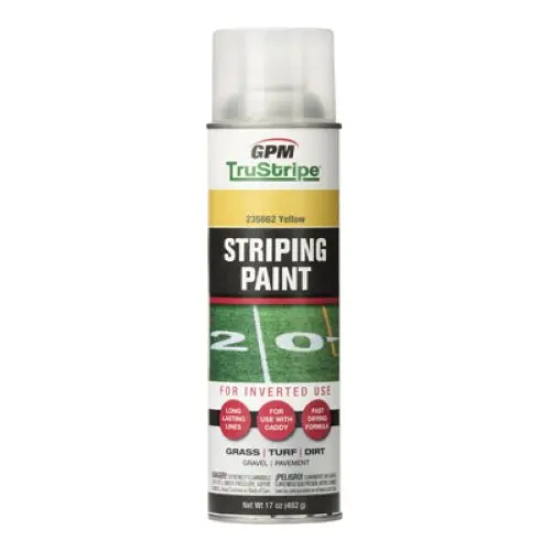 Gpm Trustripe Invstr-3 17 Oz Can Of Yellow Inverted Striping Paint - Quantity Of 36 1