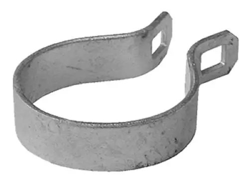 Midwest Air 328529C 1-5/8" Inch Galvanized Chain Link Fence Brace Band - Quantity Of 50 1