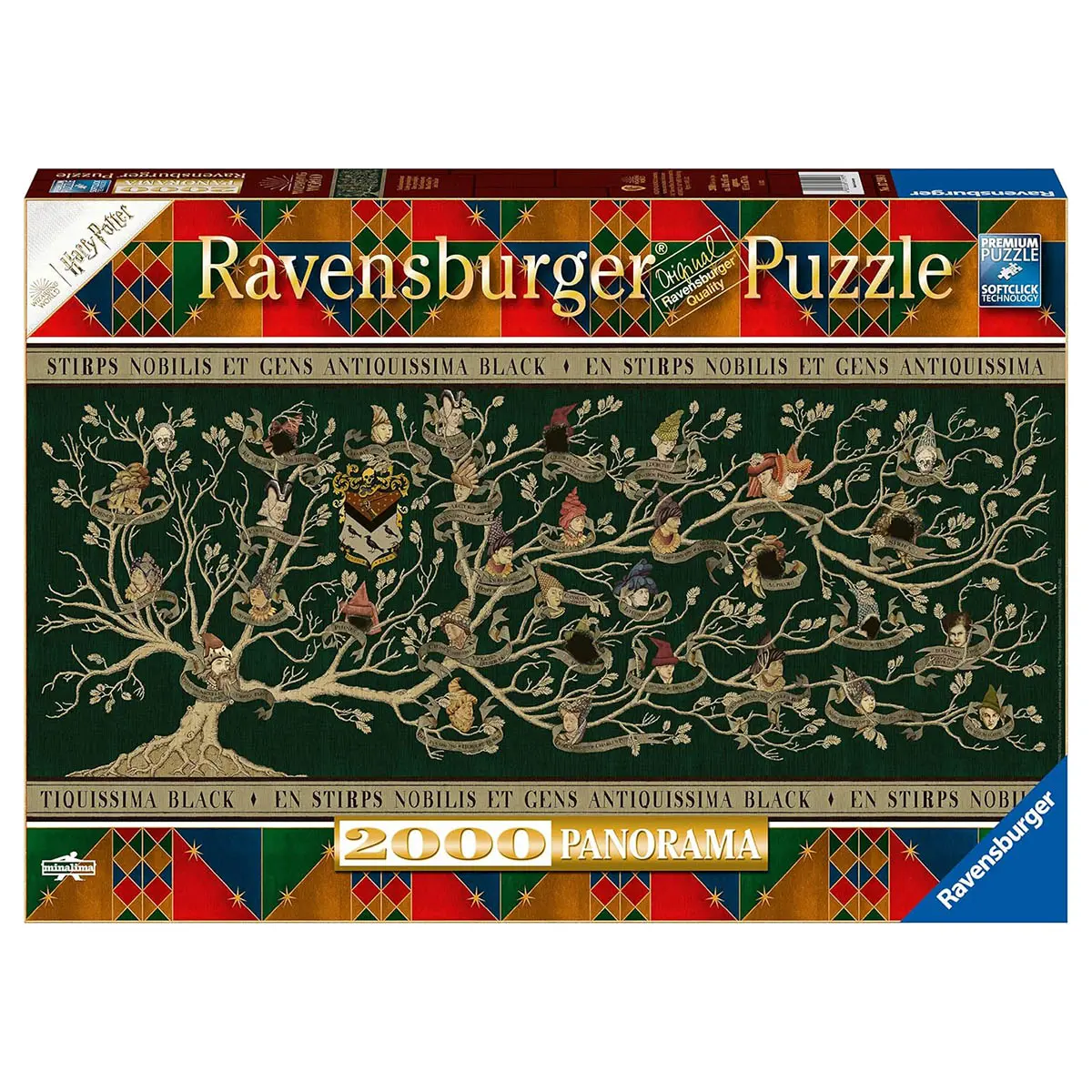 Harry Potter Black Family Tree Panorama Puzzle 2000 Piece 1