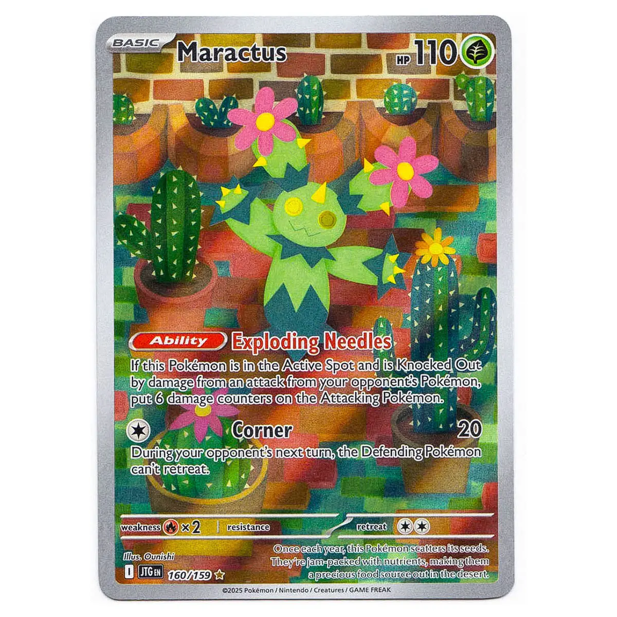 Maractus #160/159 Pokémon Sv09: Journey Together 1