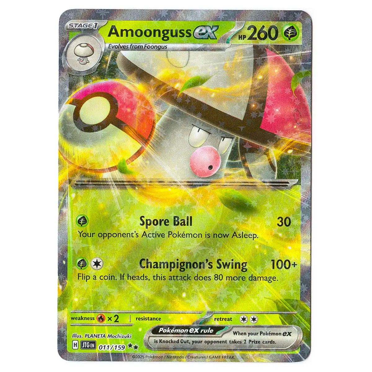 Amoonguss Ex #011/159 Pokémon Sv09: Journey Together 1