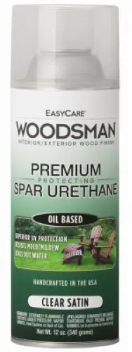 Woodsman Sv39-Aer 12 Oz Can Of Clear Satin Spar Urethane Spray - Quantity Of 4 1