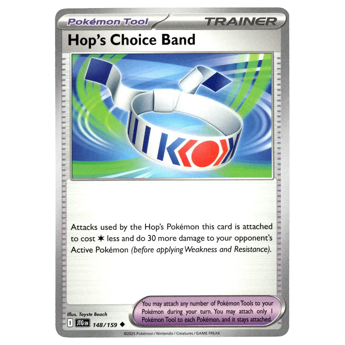 Hop's Choice Band #148/159 Pokémon Sv09: Journey Together 1