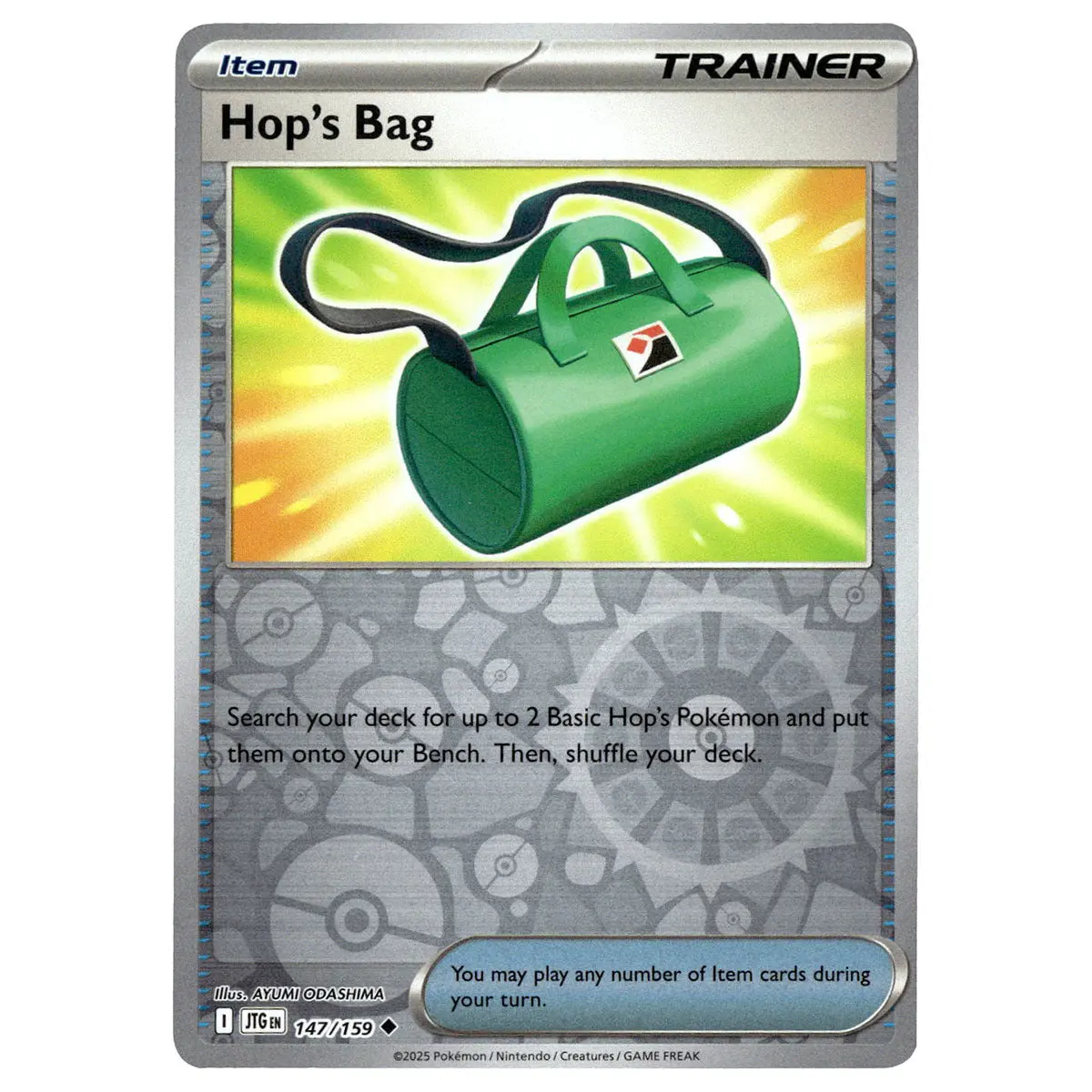 Hop's Bag #147/159 Pokémon Sv09: Journey Together Reverse Holo 1
