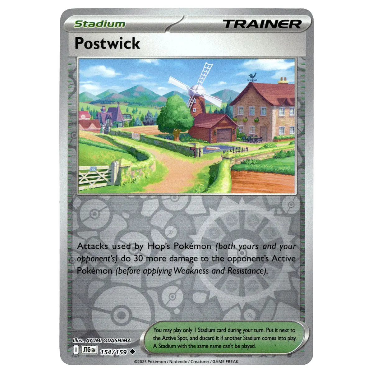 Postwick #154/159 Pokémon Sv09: Journey Together Reverse Holo 1