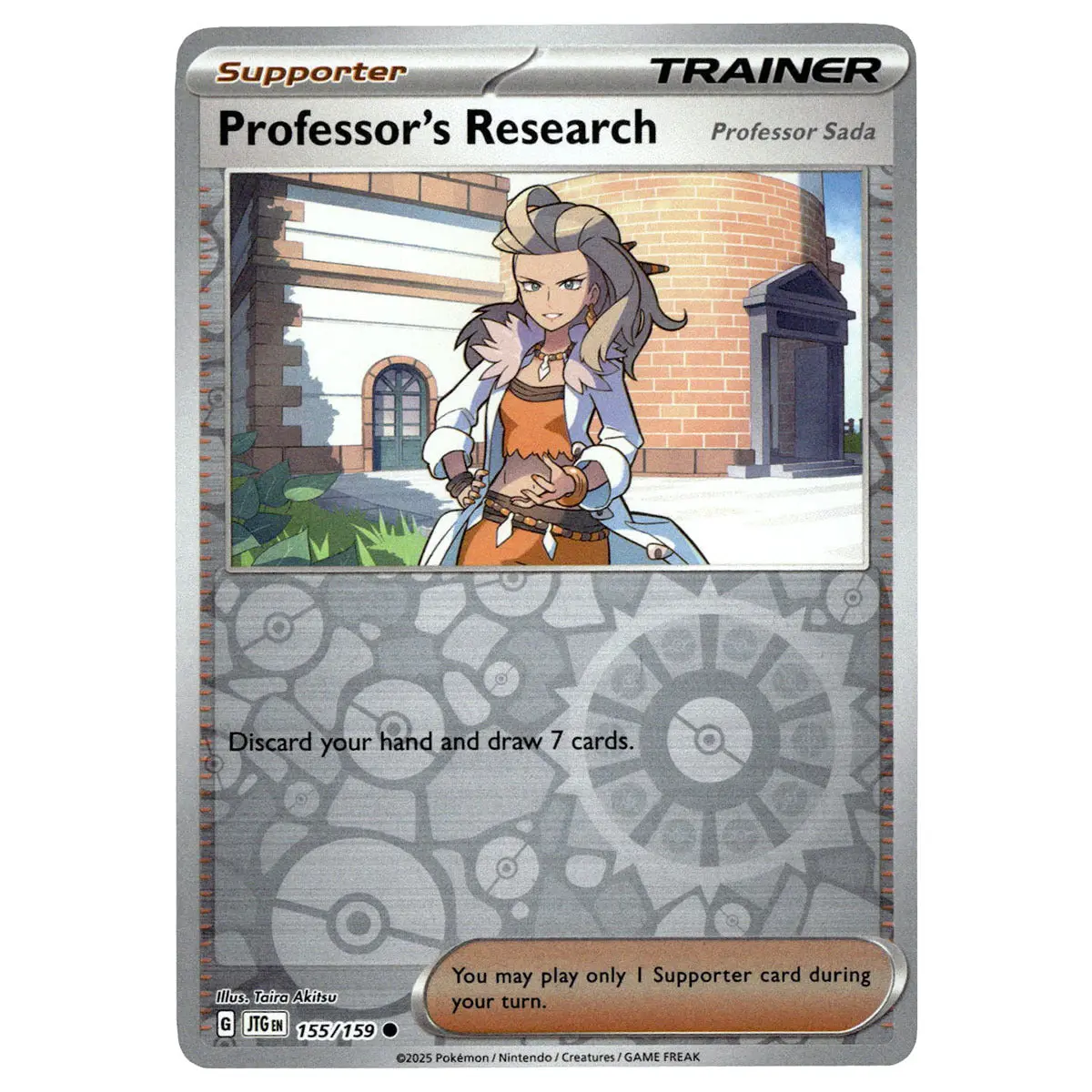 Professor's Research #155/159 Pokémon Sv09: Journey Together Reverse Holo 1
