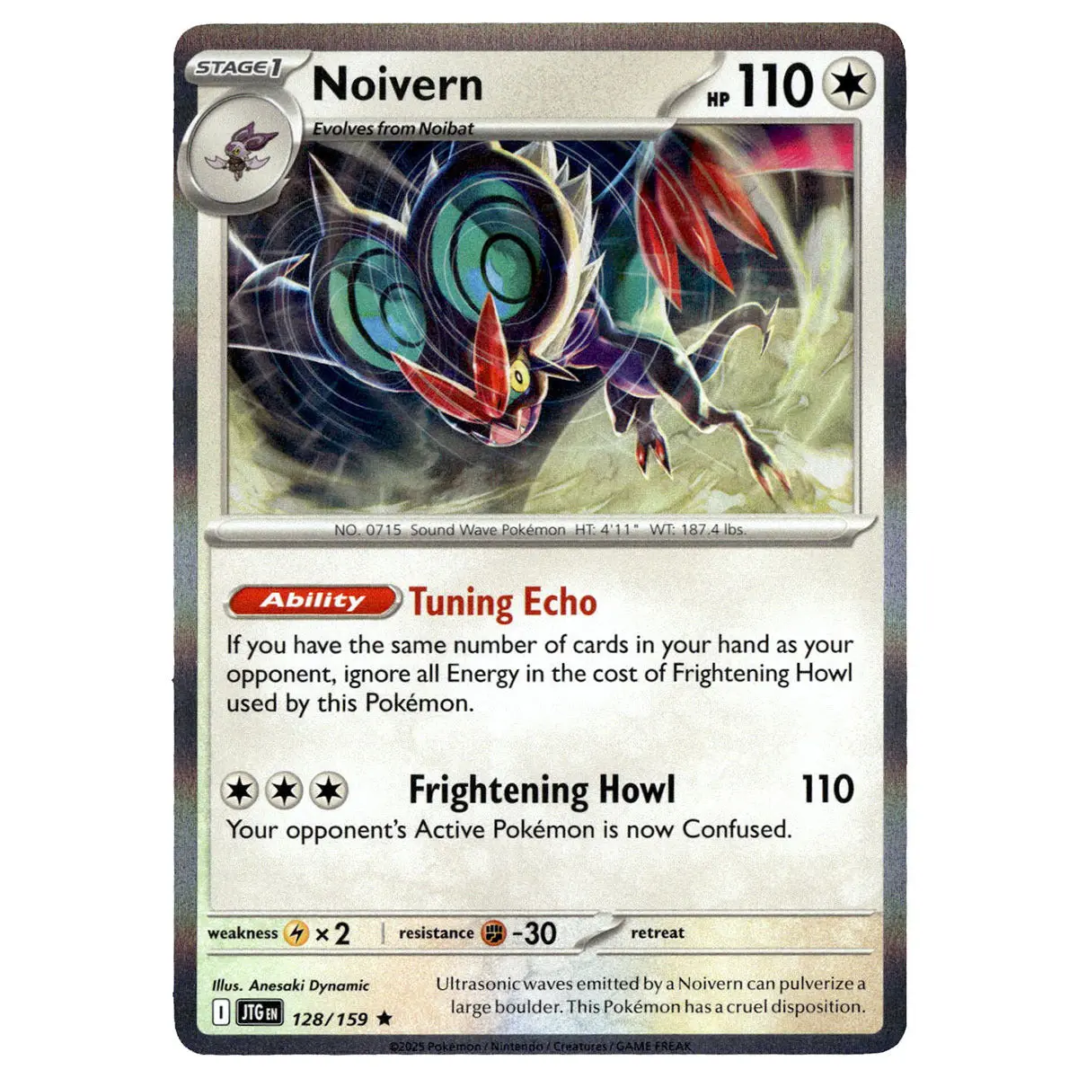 Noivern #128/159 Pokémon Sv09: Journey Together 1