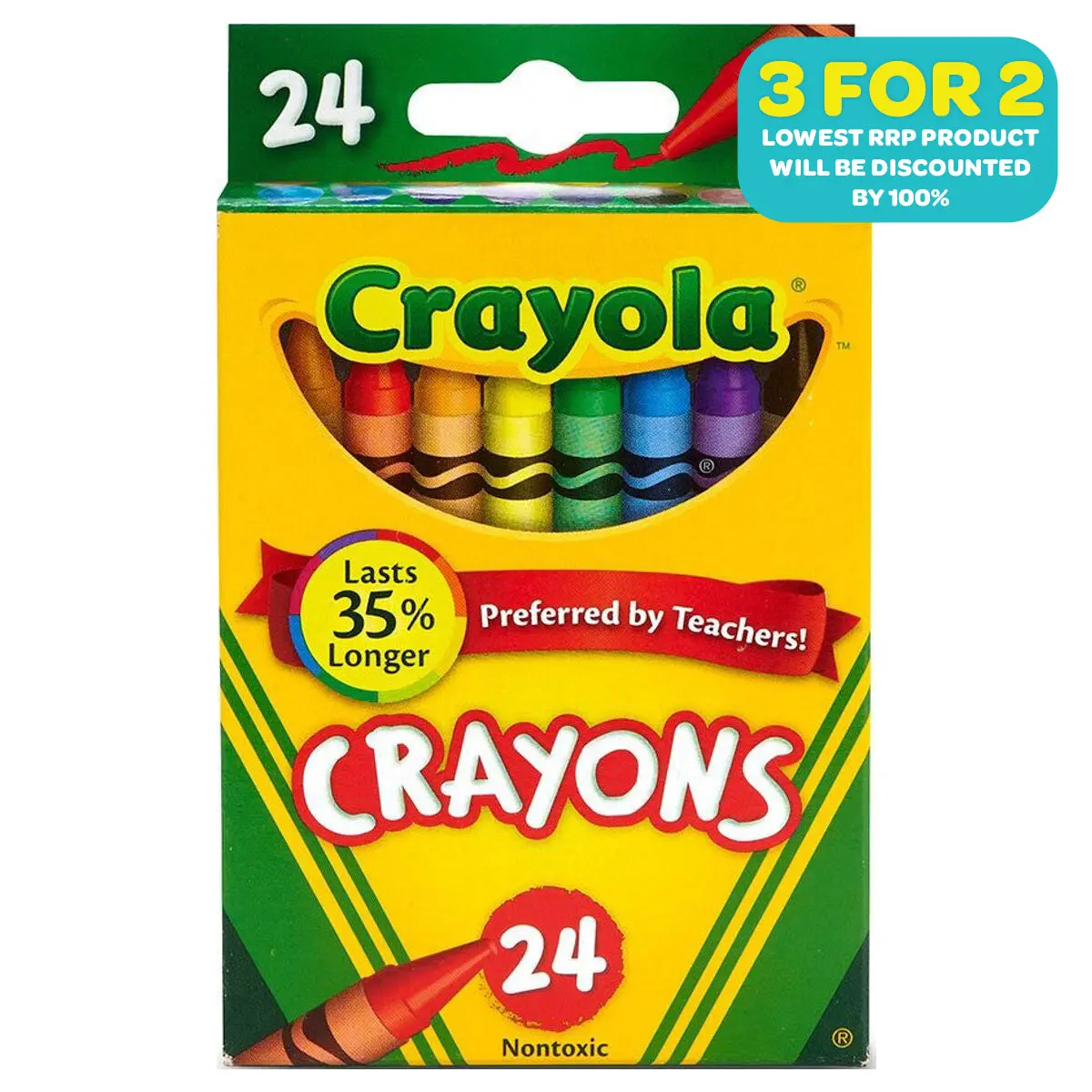 Crayola Coloured Crayons (24 Pack) 1
