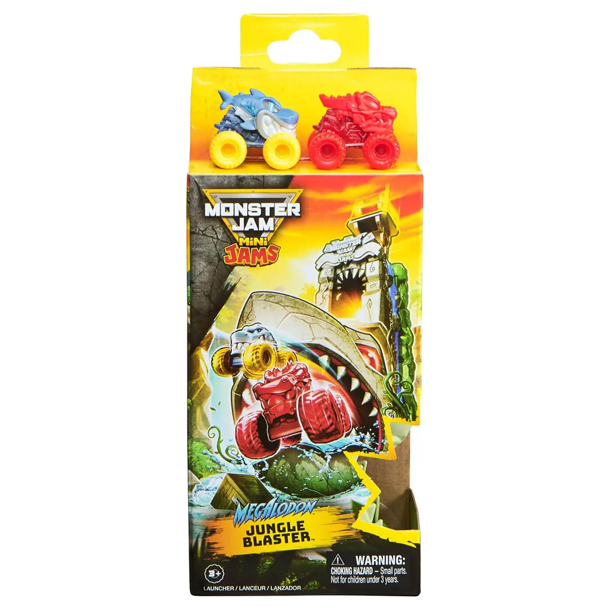Hot Wheels Monster Jam Megalodon Jungle Blaster Playset 1