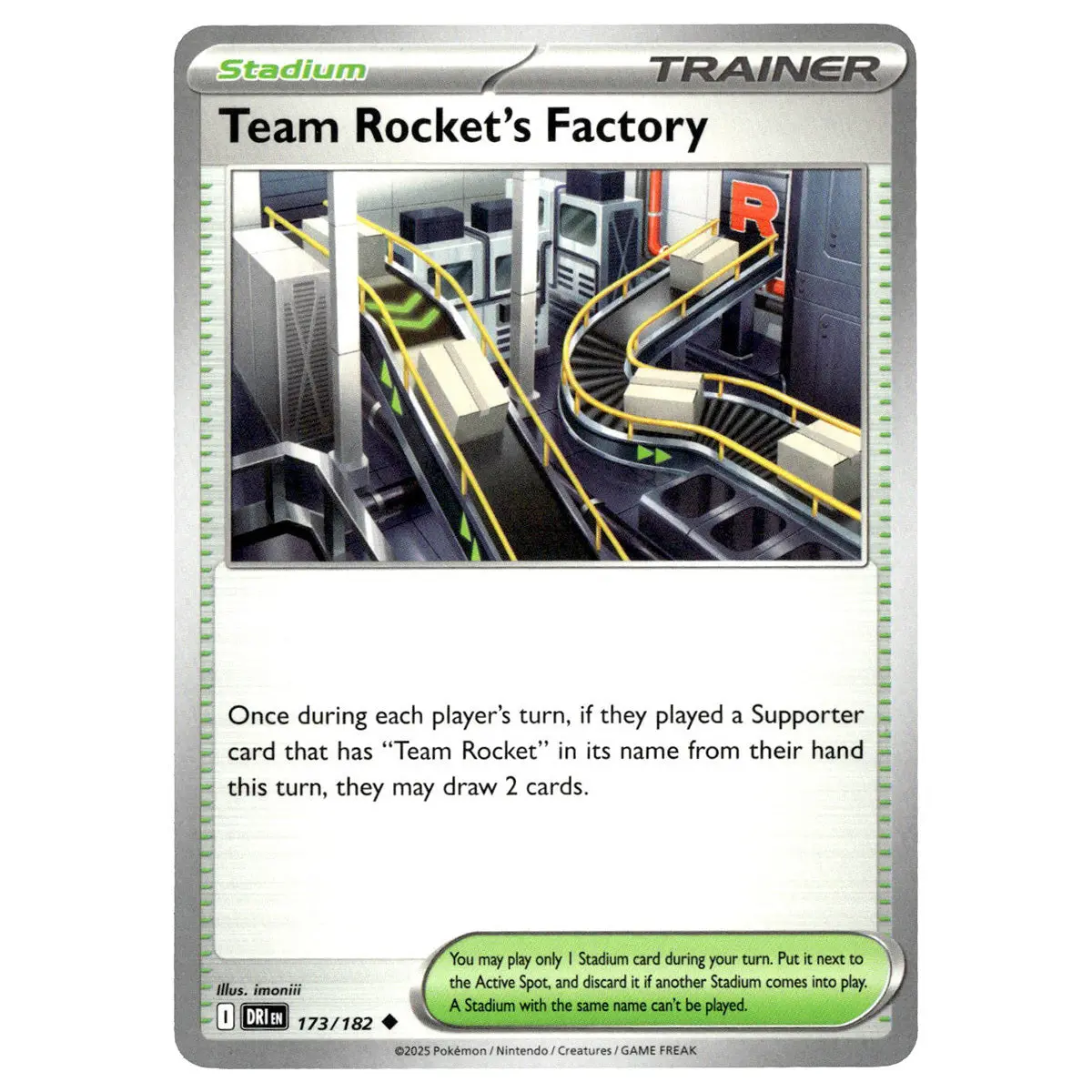Team Rocket's Factory #173/182 Pokémon Sv10: Destined Rivals 1