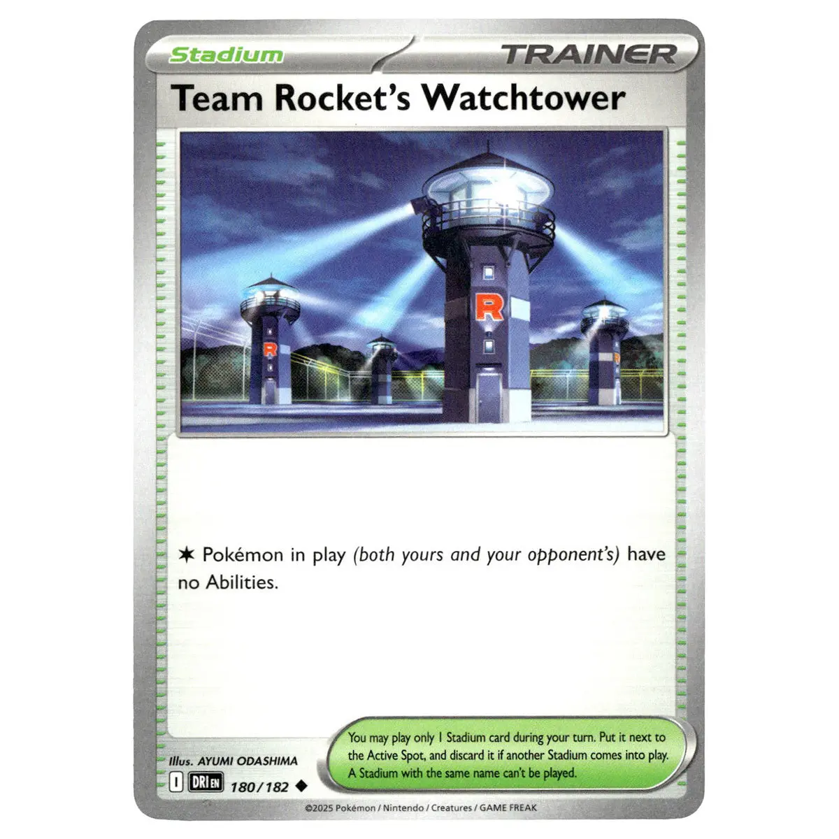 Team Rocket's Watchtower #180/182 Pokémon Sv10: Destined Rivals 1