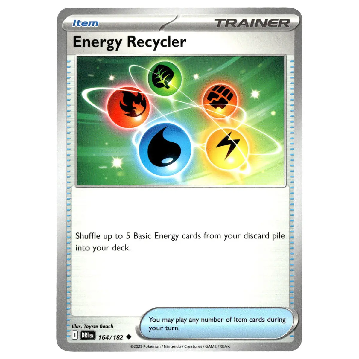 Energy Recycler #164/182 Pokémon Sv10: Destined Rivals 1