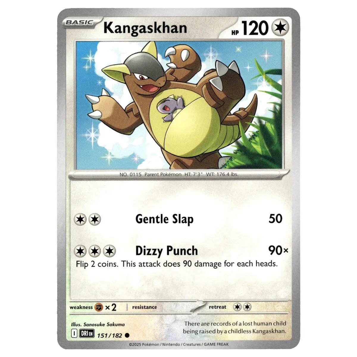 Kangaskhan #151/182 Pokémon Sv10: Destined Rivals 1
