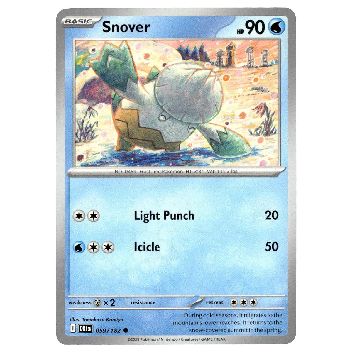 Snover #059/182 Pokémon Sv10: Destined Rivals 1