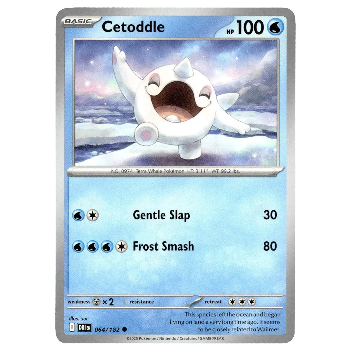 Cetoddle #064/182 Pokémon Sv10: Destined Rivals 1
