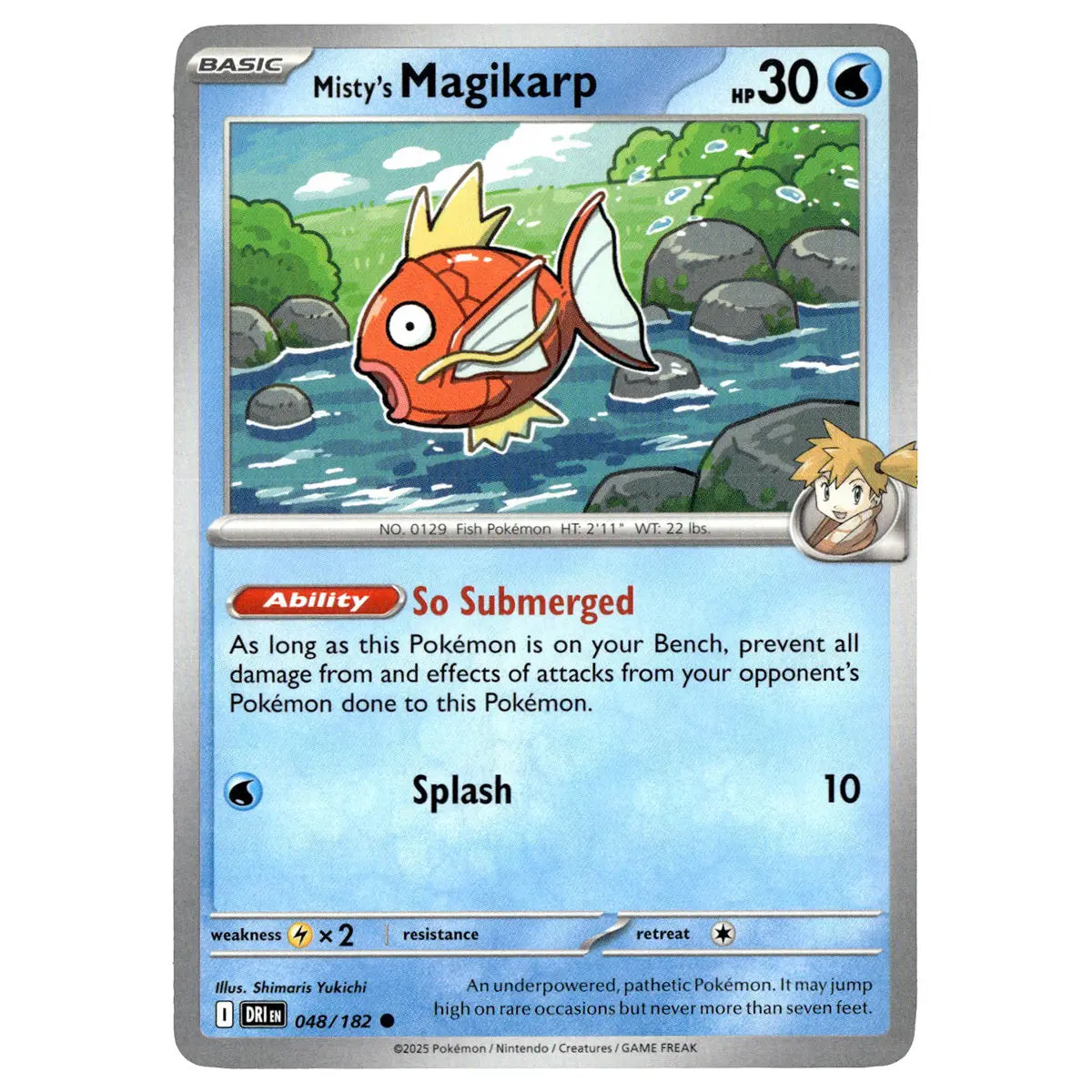 Misty's Magikarp #048/182 Pokémon Sv10: Destined Rivals 1