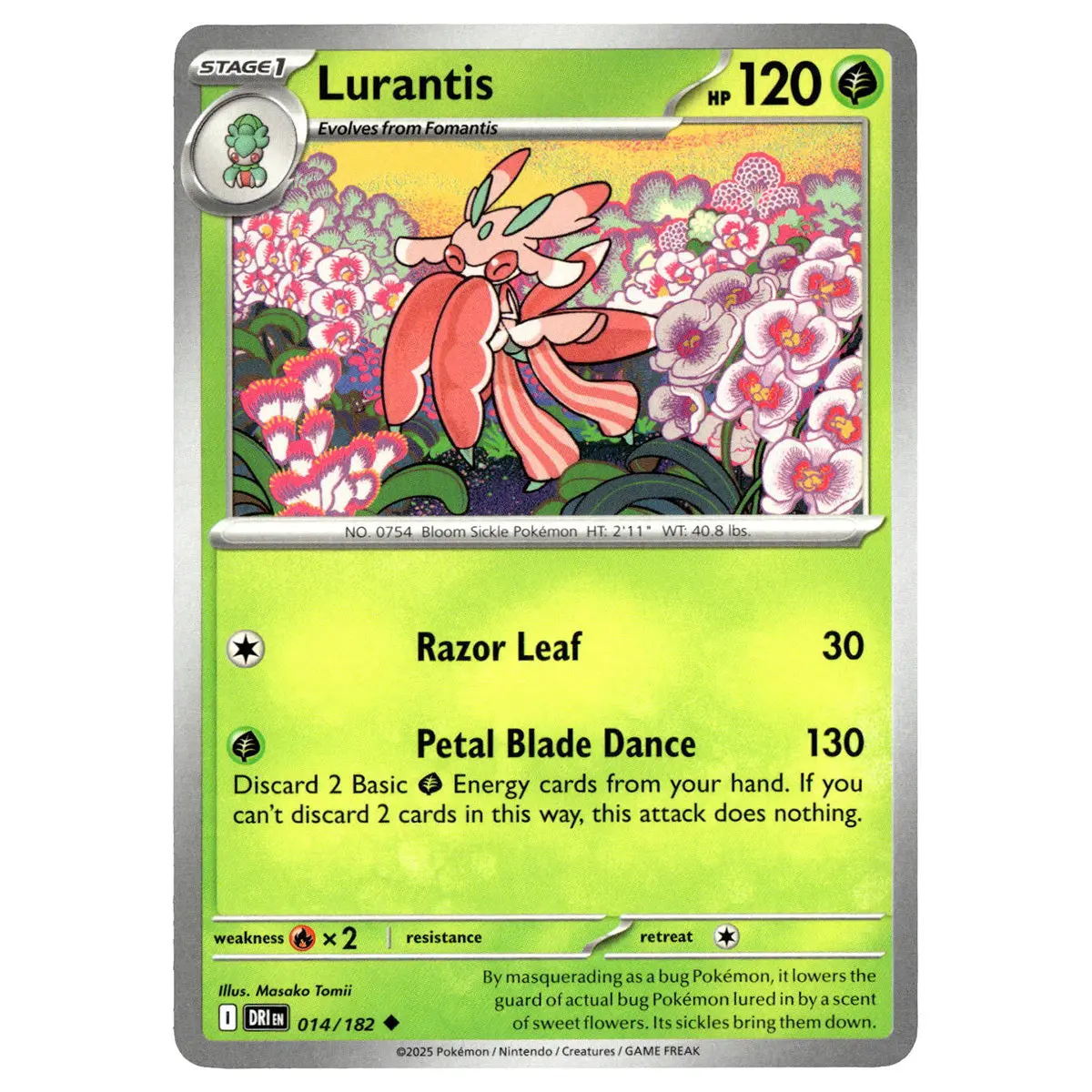Lurantis #014/182 Pokémon Sv10: Destined Rivals 1