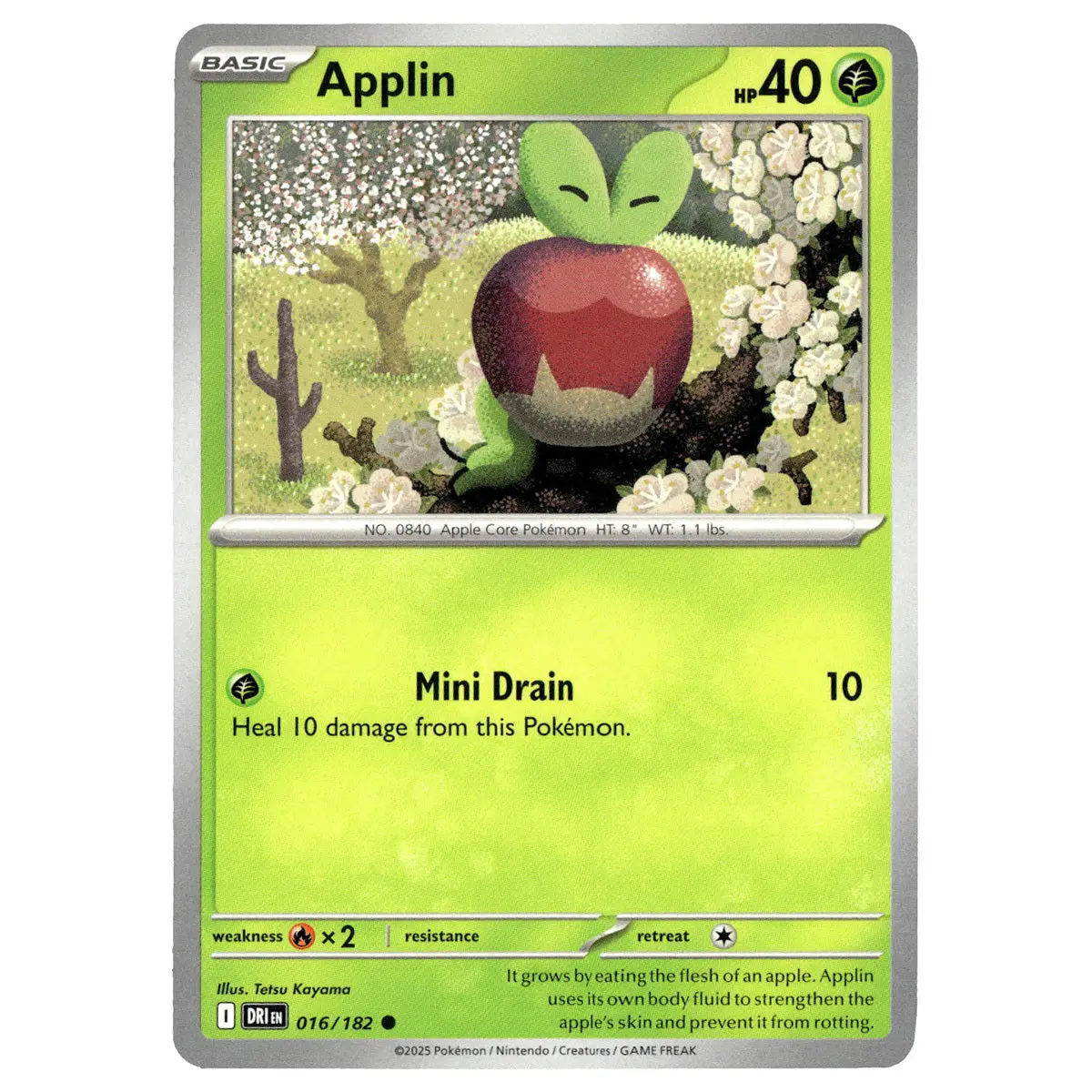 Applin #016/182 Pokémon Sv10: Destined Rivals 1