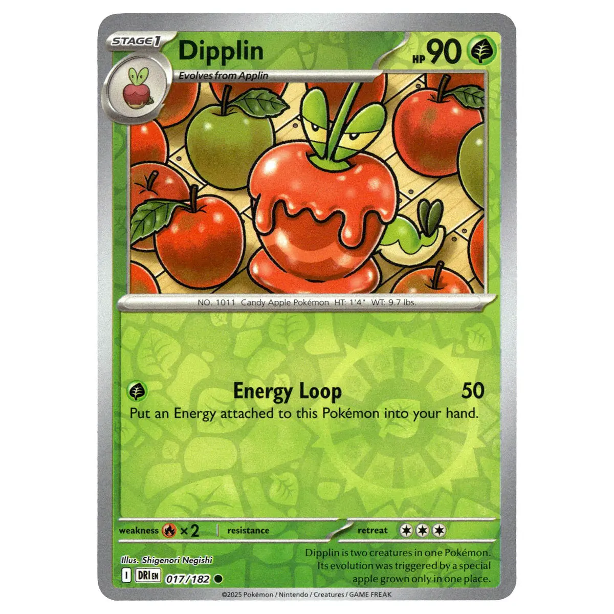 Dipplin #017/182 Pokémon Sv10: Destined Rivals Reverse Holo 1