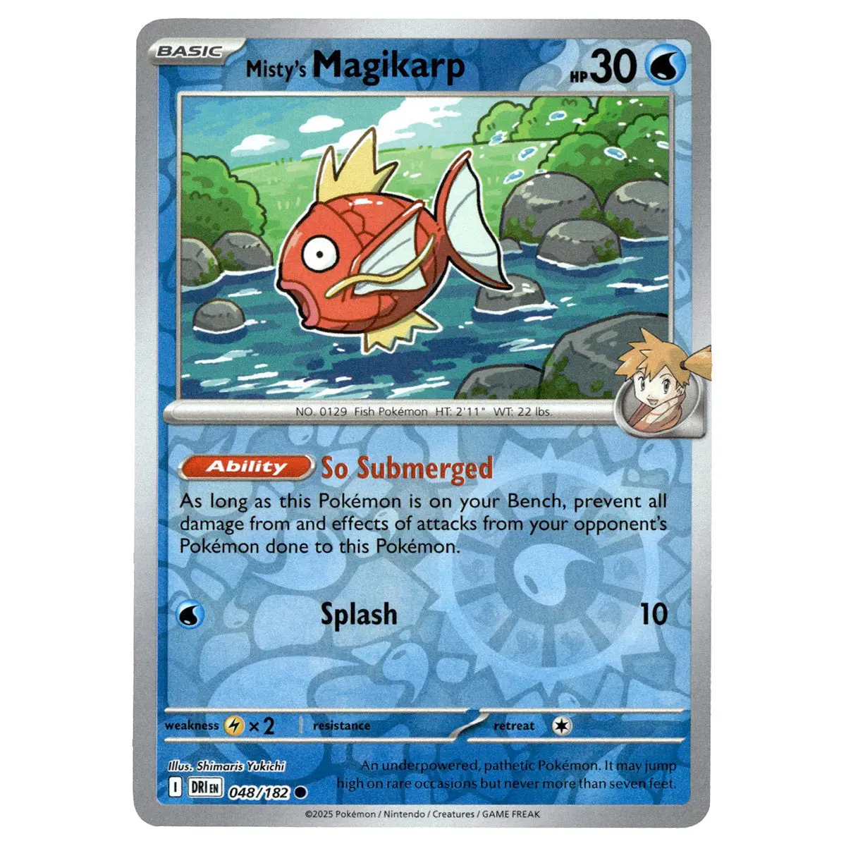 Misty's Magikarp #048/182 Pokémon Sv10: Destined Rivals Reverse Holo 1