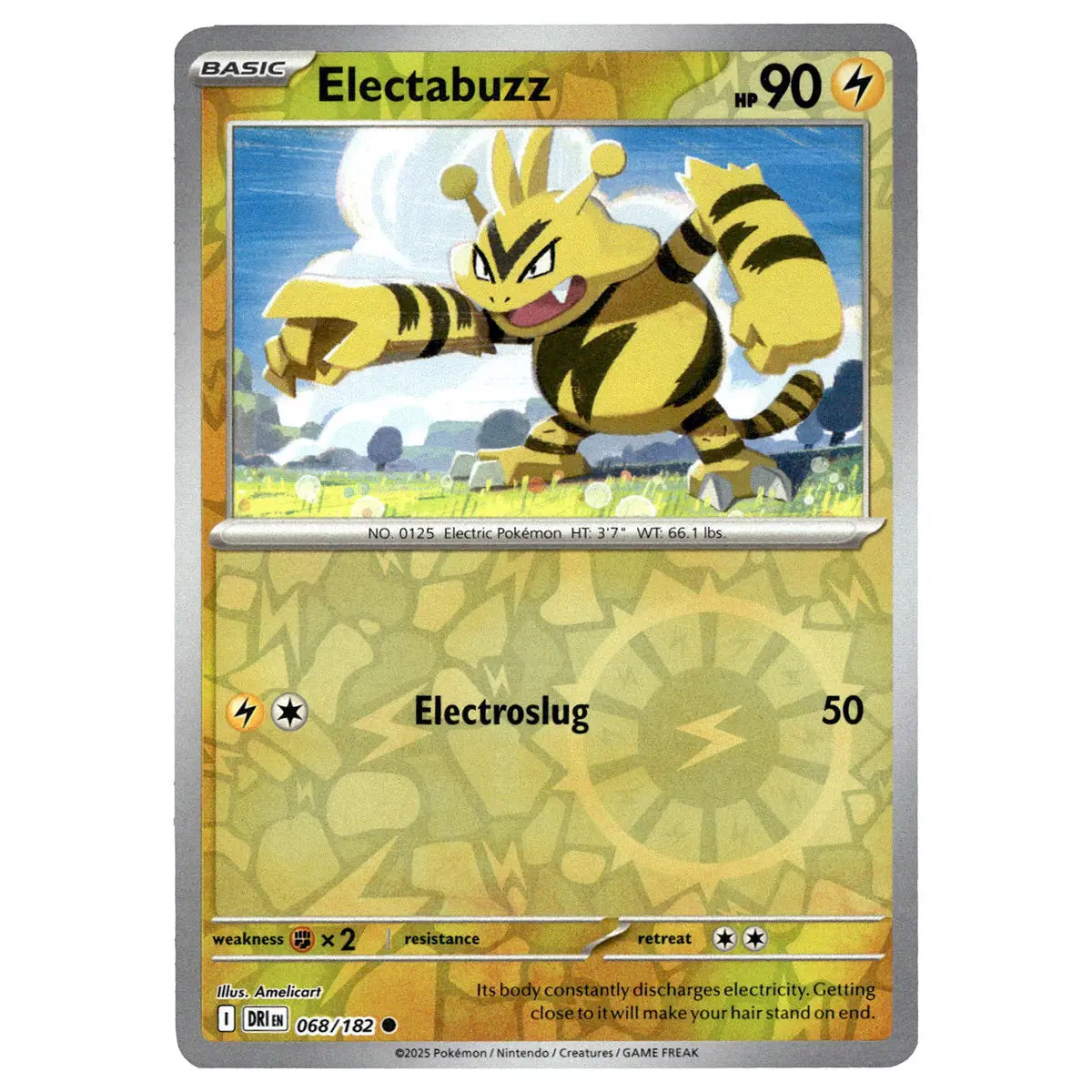 Electabuzz #068/182 Pokémon Sv10: Destined Rivals Reverse Holo 1