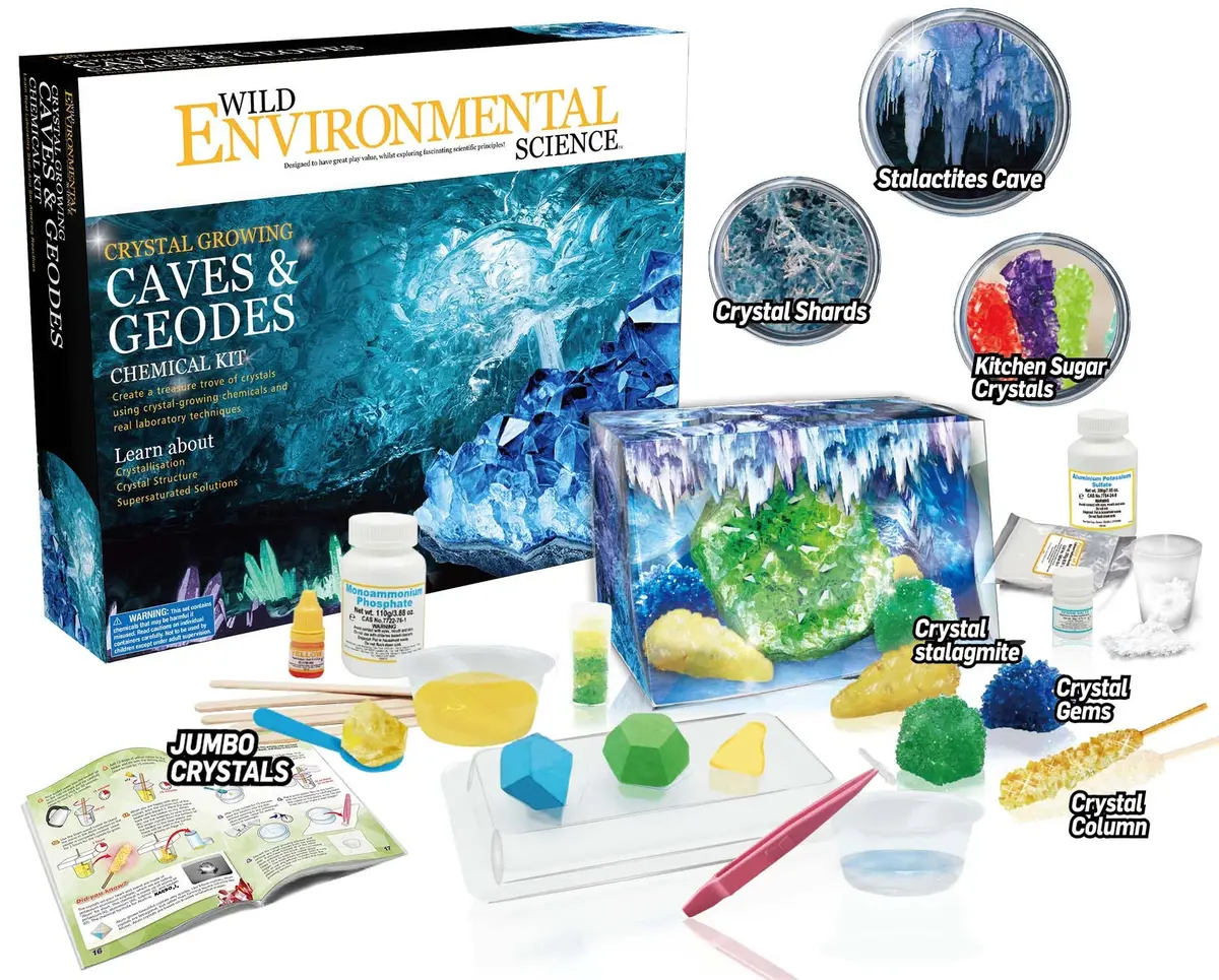 Wild Enviromental Science: Caves And Geodes Kit 1