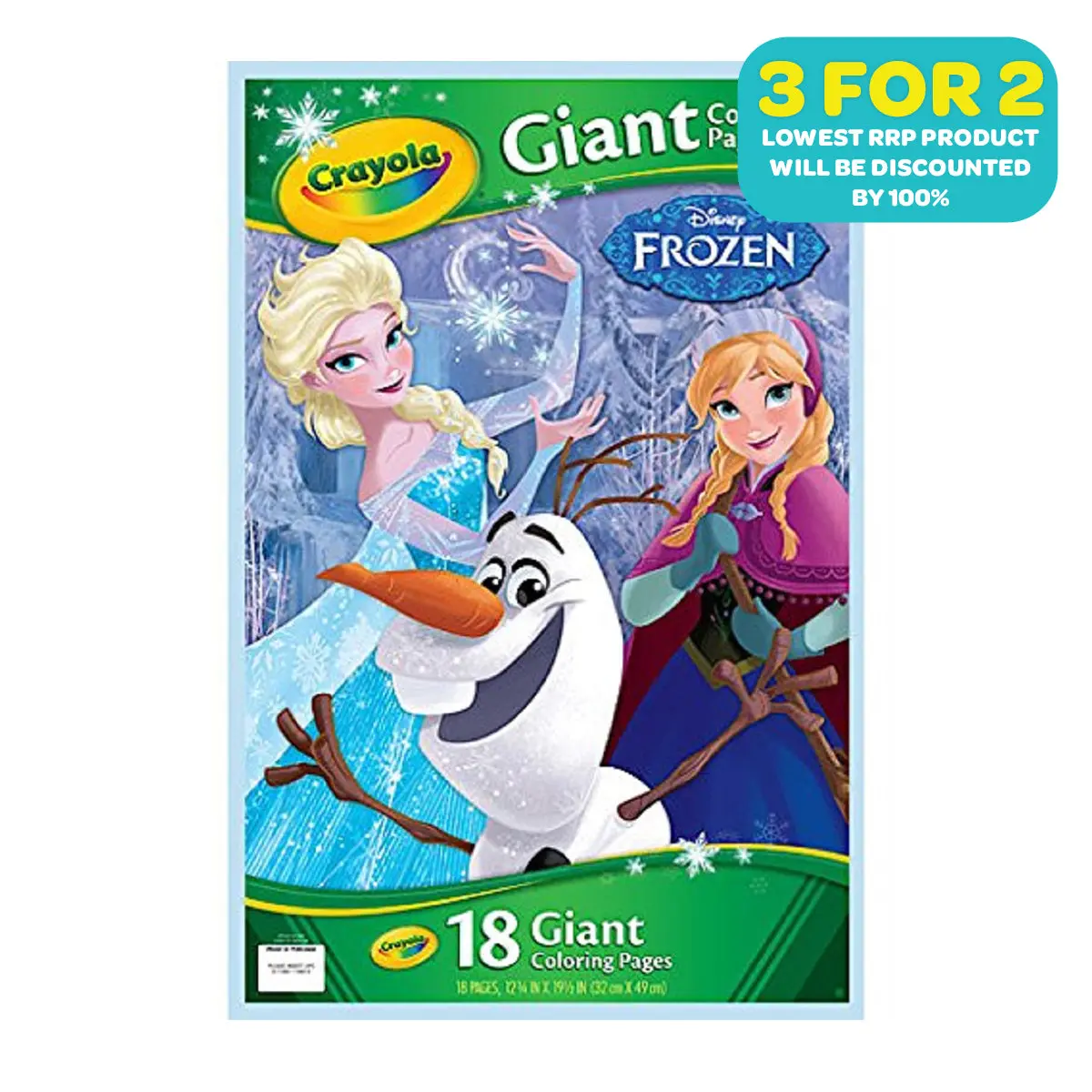 Crayola Disney Frozen Giant Colour Pages Book 1