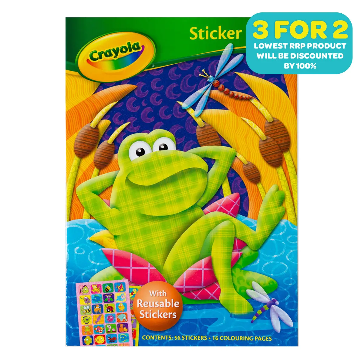 Crayola Sticker Book Frog 1