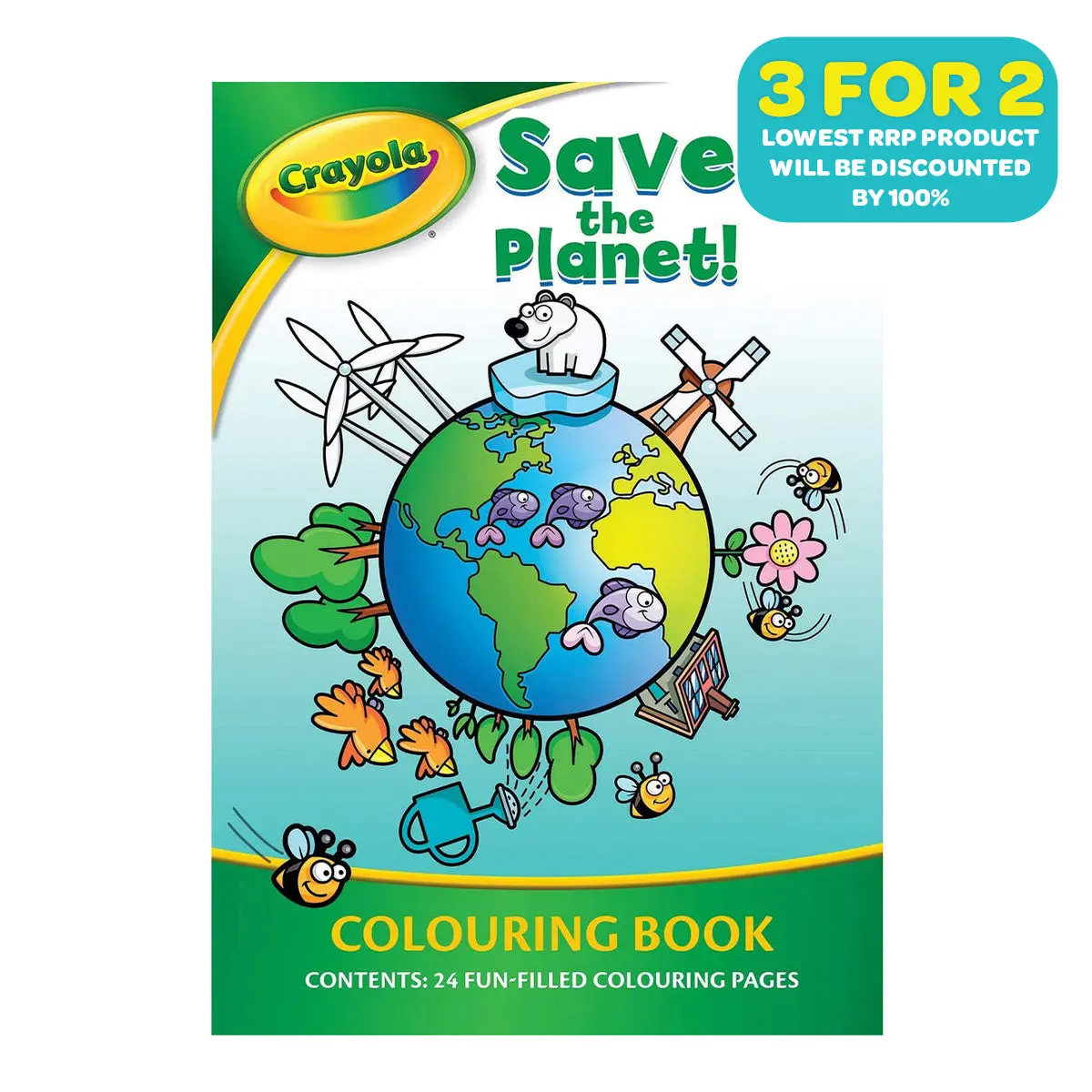 Crayola Save The Planet Colouring Book 1