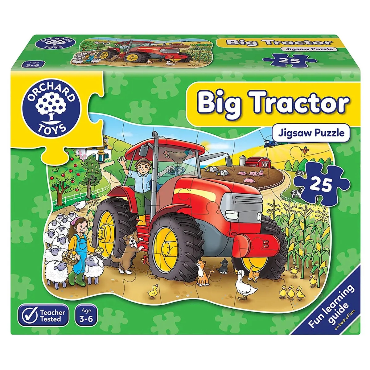 Orchard Toys Big Tractor 25 Piece Jigsaw Puzzle 1