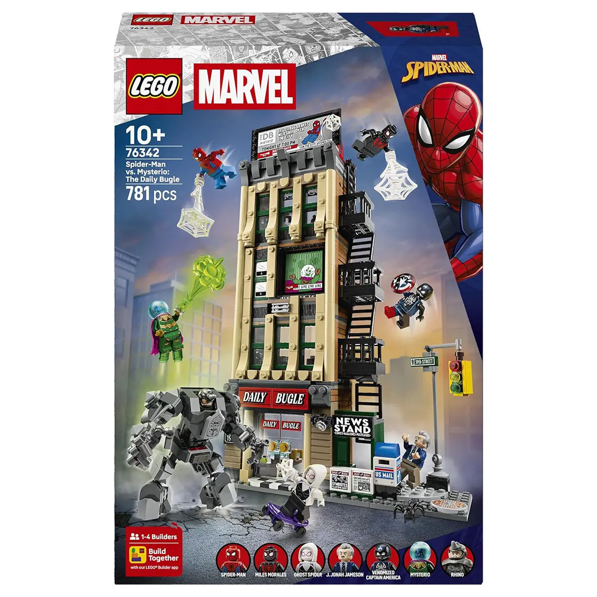 Lego Marvel Spider-Man Vs. Mysterio: The Daily Bugle Building Set 1