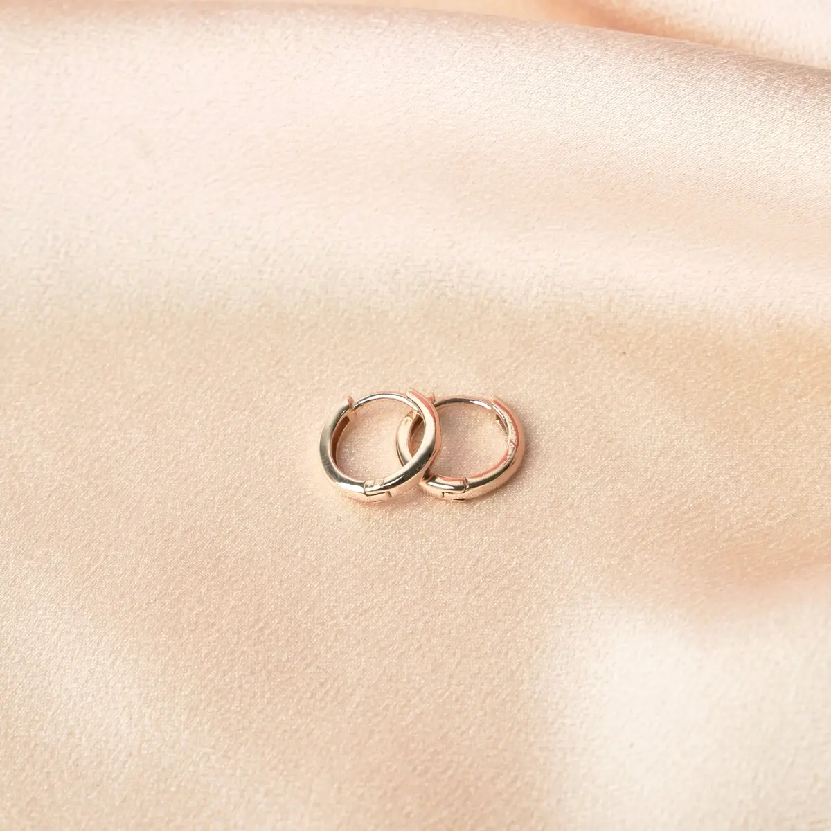 Victoire Collection - Gold Plated Mini Hoop Earrings: Gold Plated 1