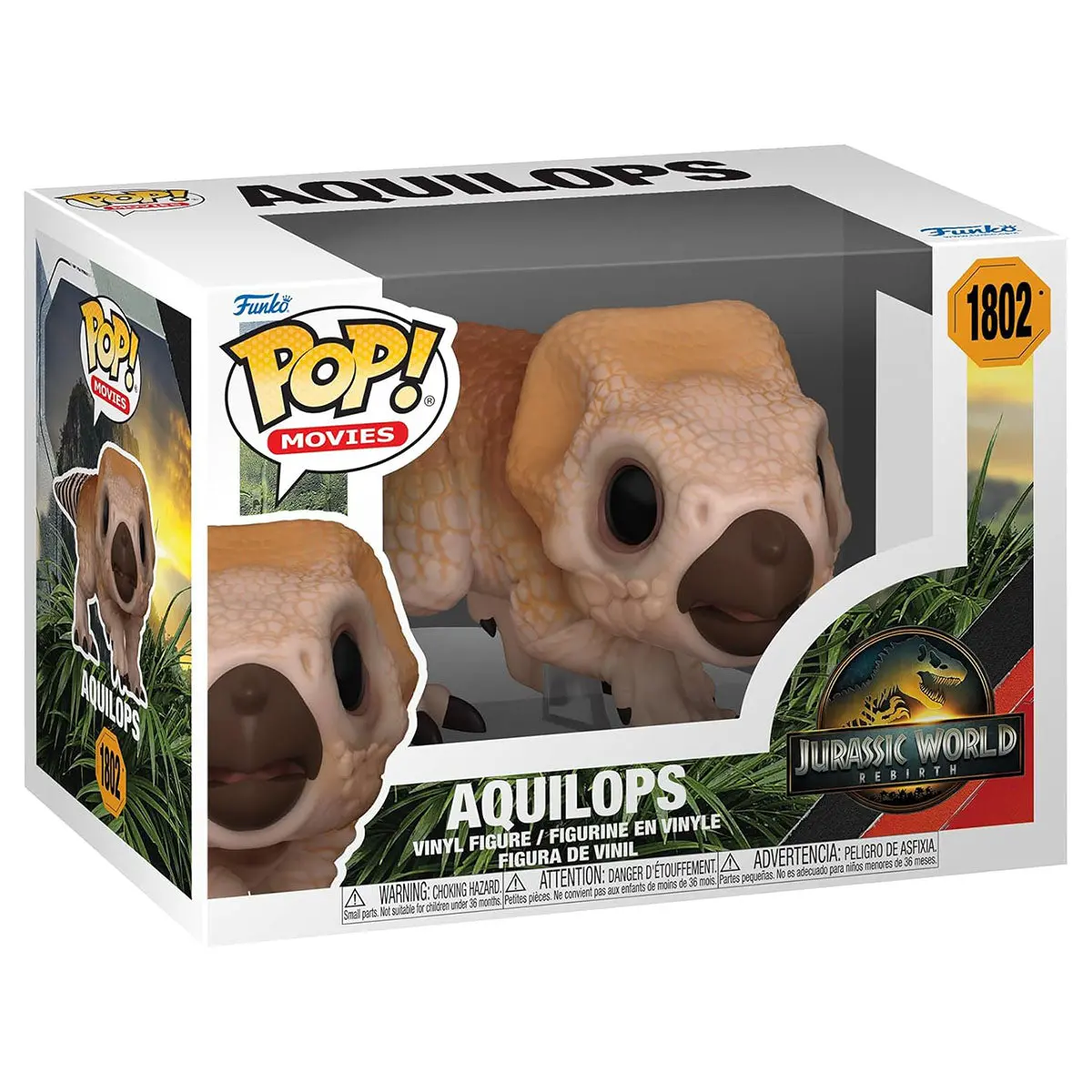 Funko Pop! Movies: Jurassic World: Rebirth Aquilops Vinyl Figure #1802 1