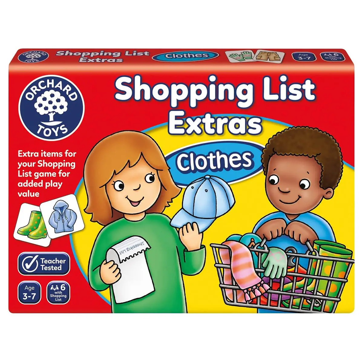 Orchard Toys Shopping List Extras Clothes Game 1