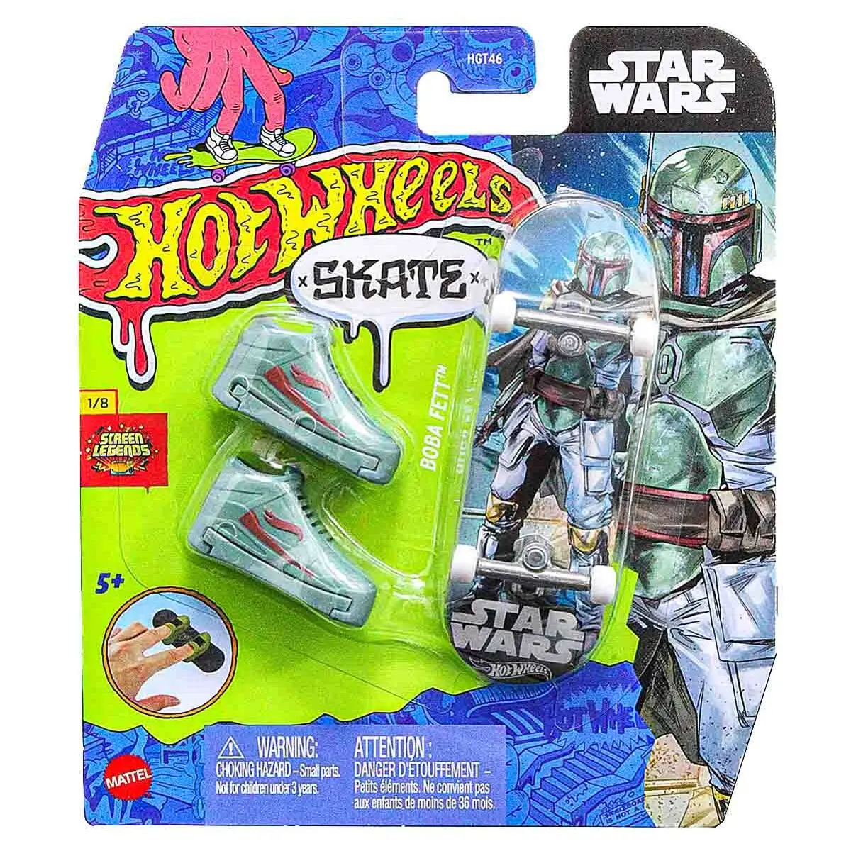 Hot Wheels Skate: Star Wars Boba Fett Fingerboard 1