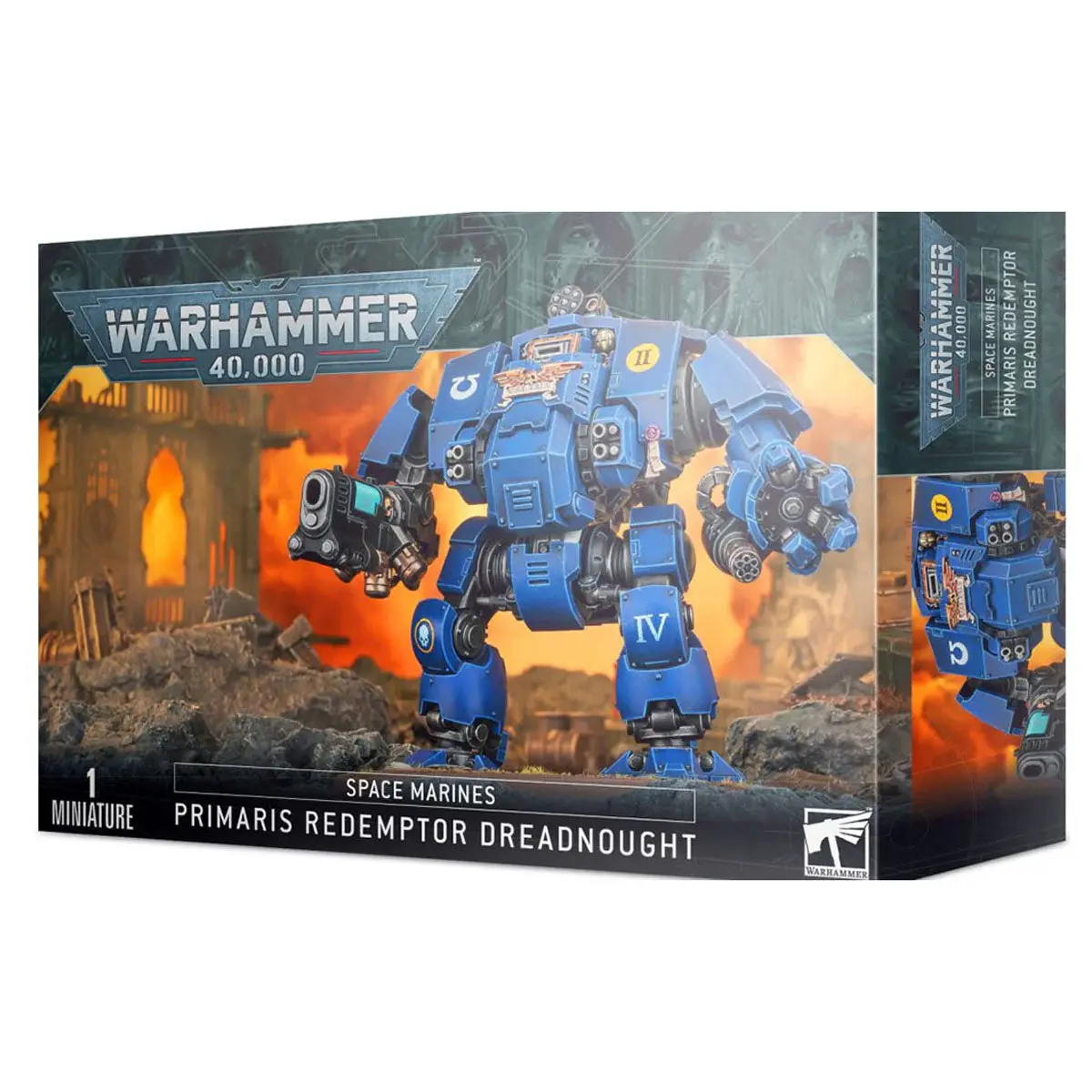 Warhammer 40,000 Space Marines: Primaris Redemptor Dreadnought Miniature 1