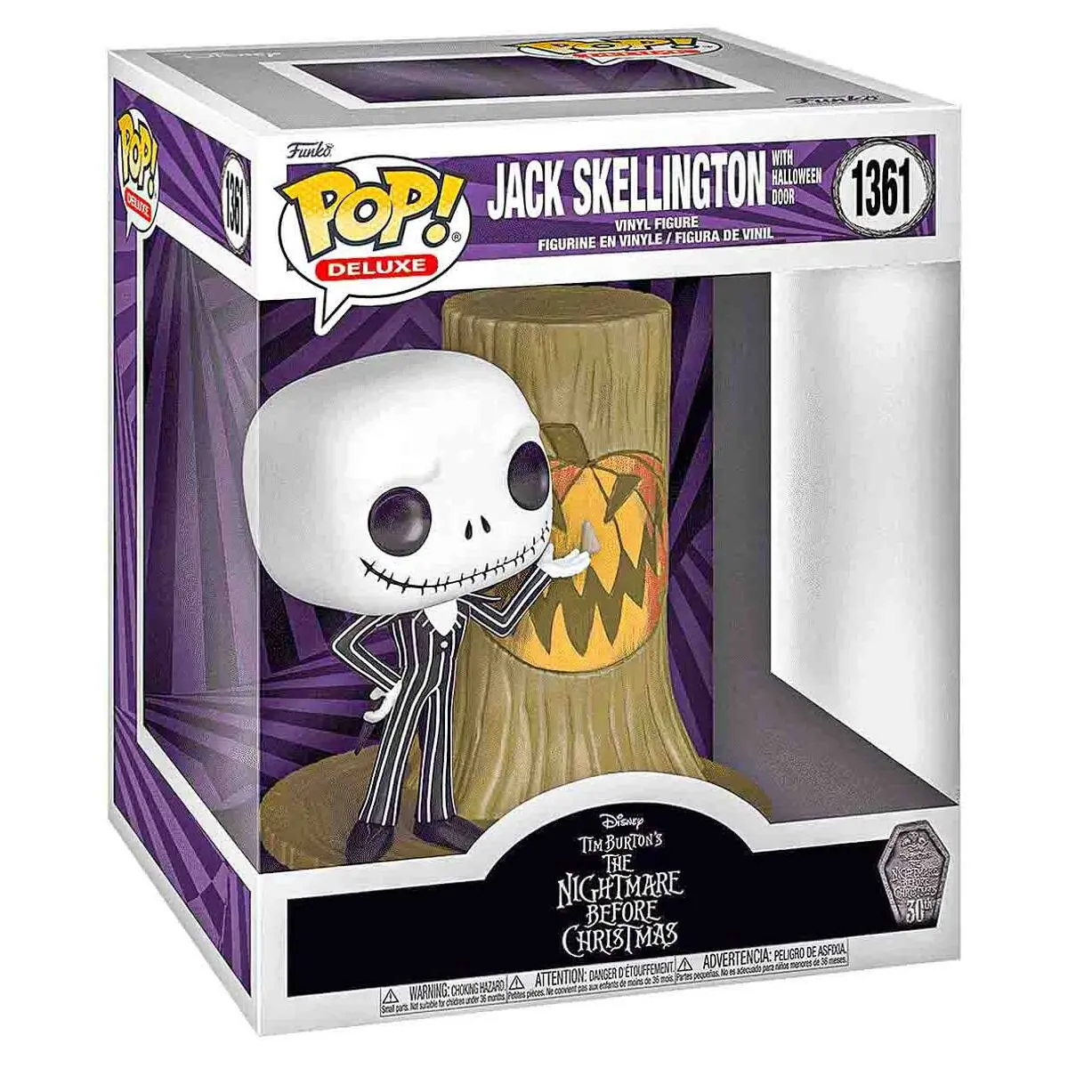 Funko Pop! Deluxe: Disney The Nightmare Before Christmas: Jack Skellington With Halloween Door Vinyl Figure #1361 1