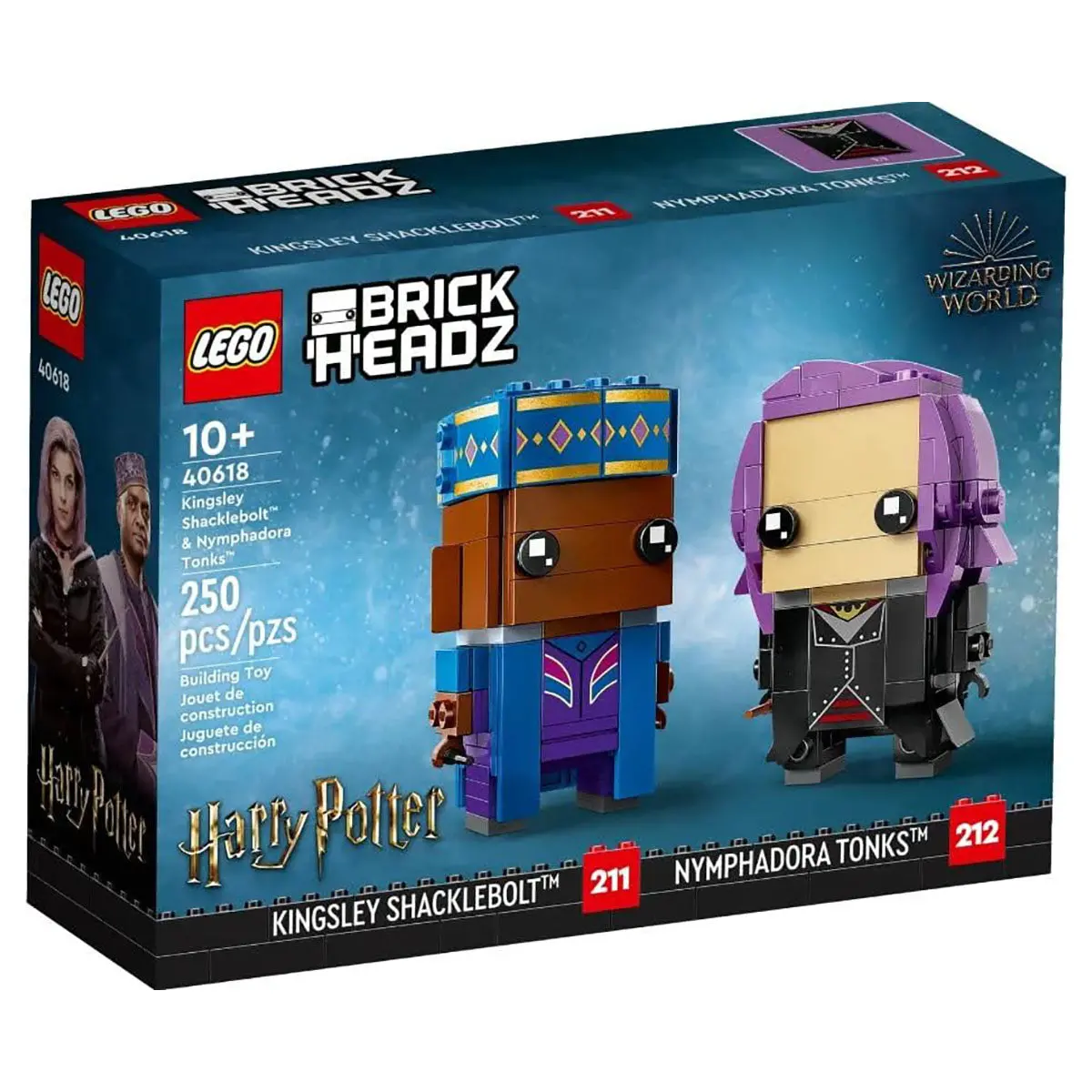 Lego Brickheadz 40618 Harry Potter: Kingsley Shacklebolt & Nymphadora Tonks Building Set 1