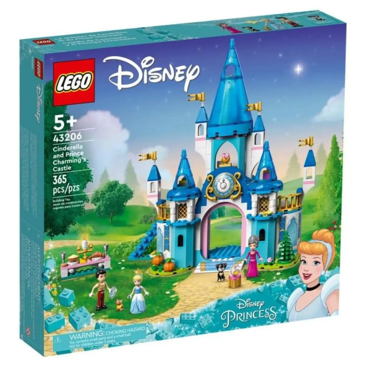 Lego Disney Princess Cinderella And Pince Charming's Castle Building Set 1