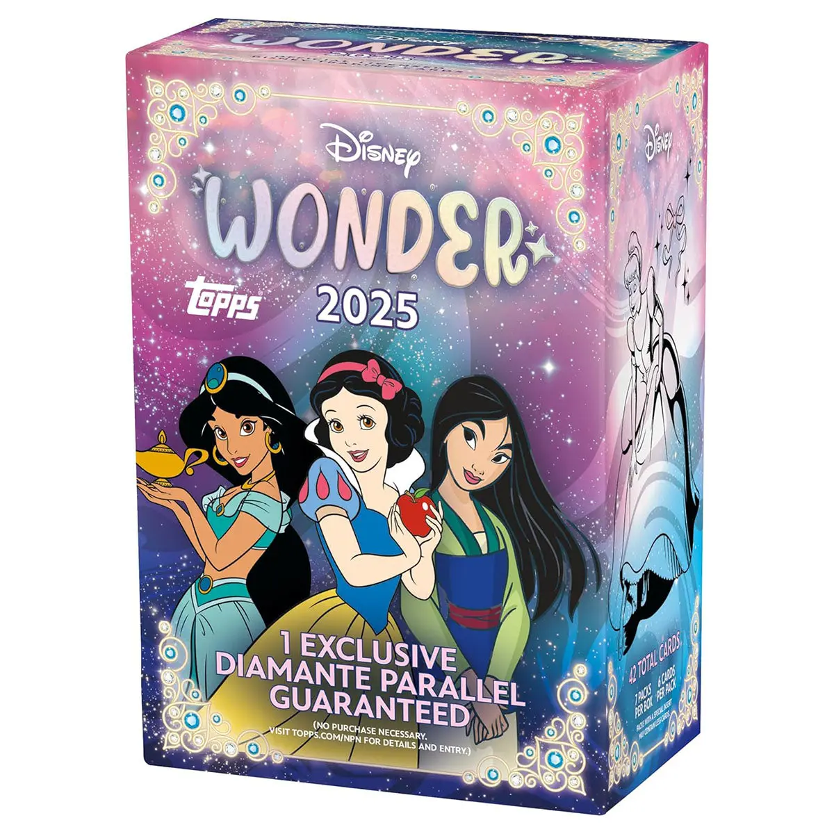 Topps Disney Wonder 2025 Trading Cards Value Box 1