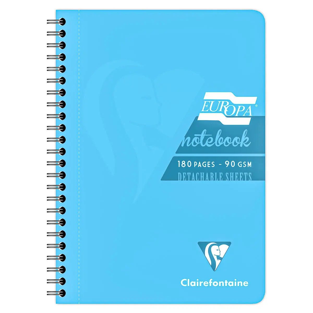 Clairefontaine Europa Wirebound Notebook (A5) Blue 1