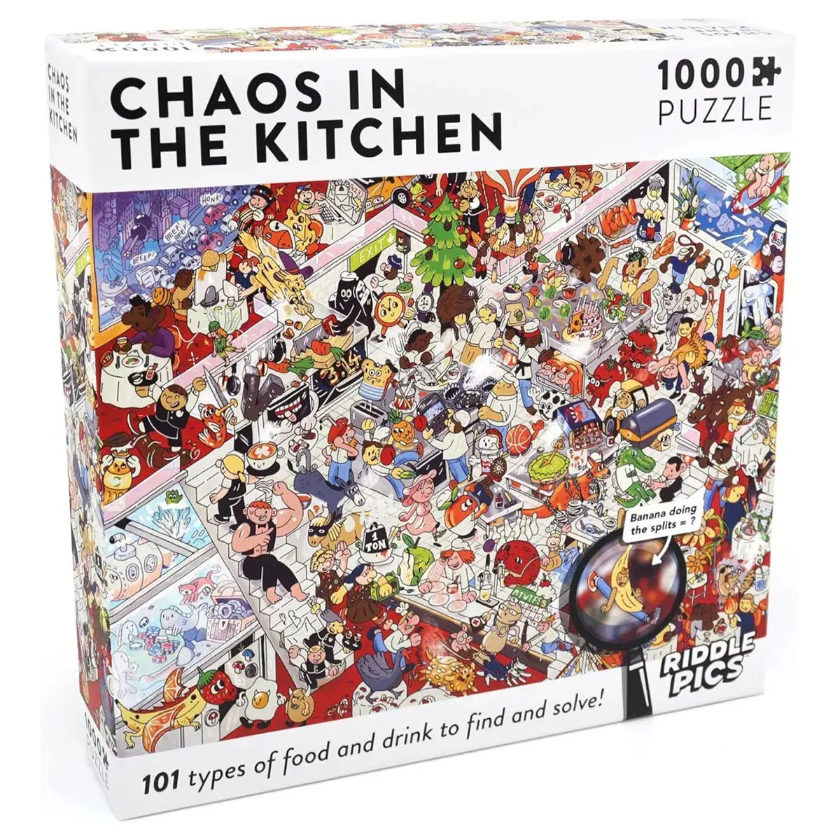 Riddle Pics Chaos In The Kitchen 1000 Piece Jigsaw Puzzle 1