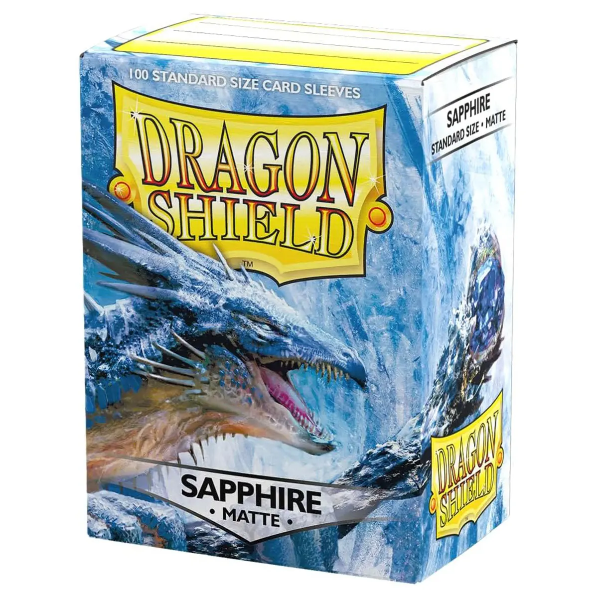 Dragon Shield Sapphire Matte Standard Size Card Sleeves (100 Pack) 1