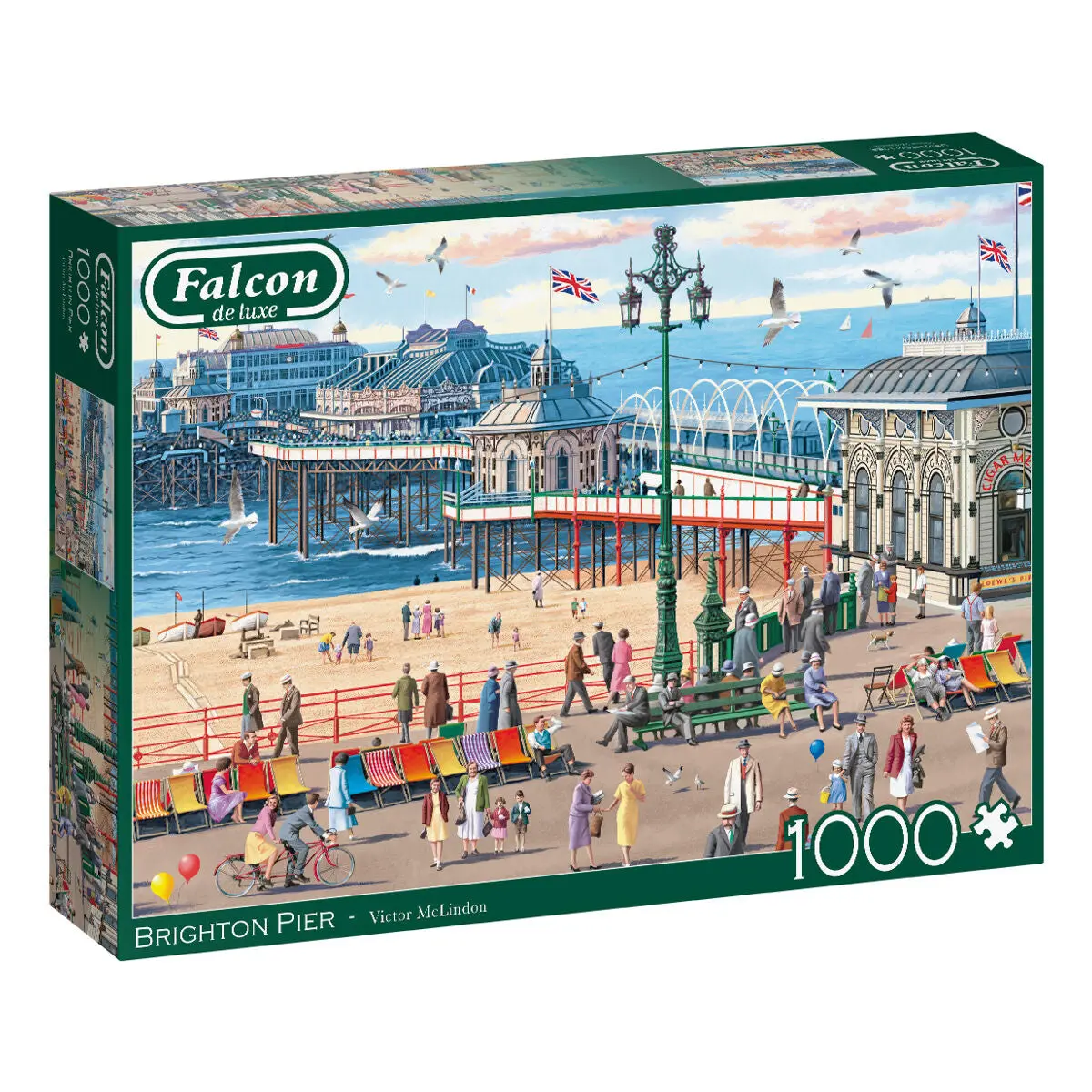 Falcon De Luxe Brighton Pier 1000 Piece Jigsaw Puzzle 1