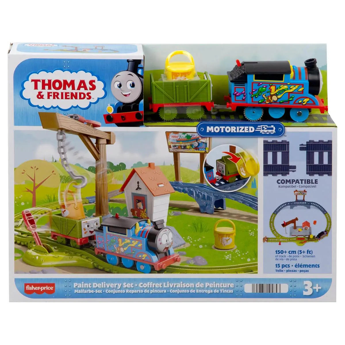 Thomas & Friends Paint Delivery Motorized Train Set 1
