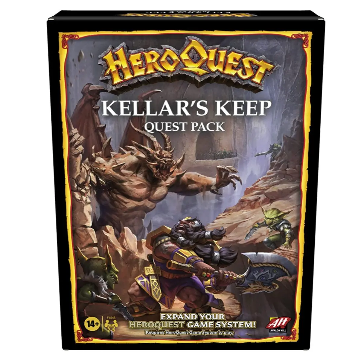 Heroquest Kellar's Keep Quest Pack Game Expansion 1