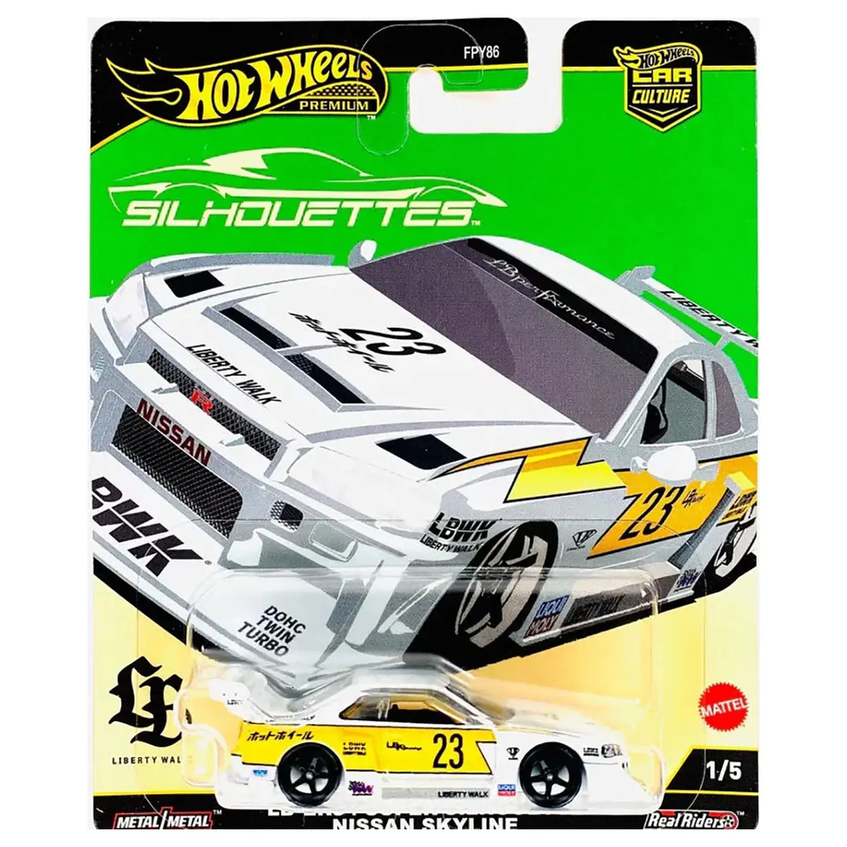 Hot Wheels Premium Car Culture Silhouettes: Nissan Skyline 1:64 Scale Car (1/5) 1