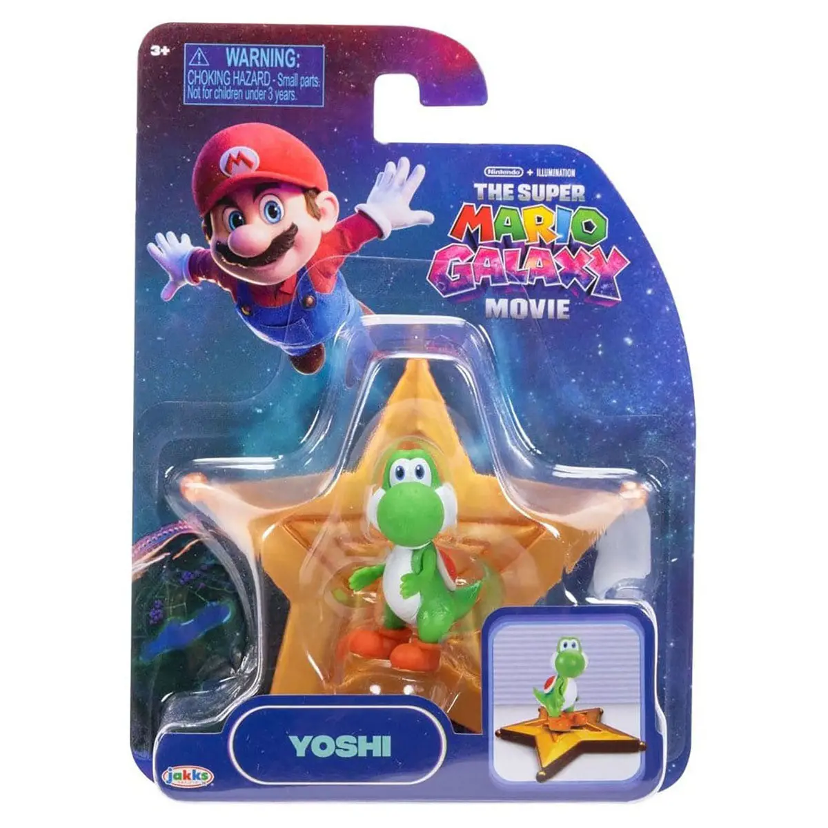 The Super Mario Galaxy Movie: Yoshi Mini Figure With Star Launcher 1