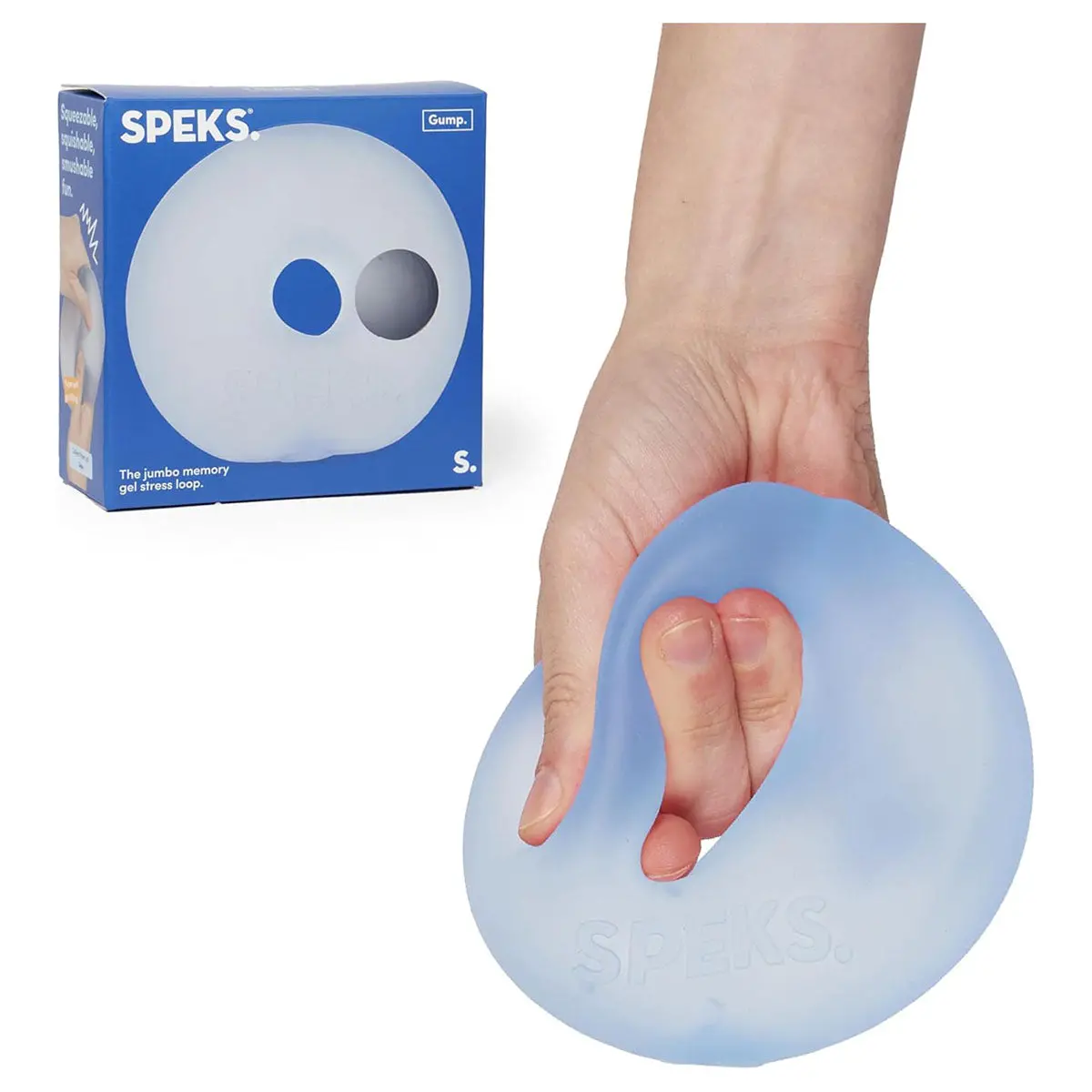 Speks Gump Jumbo Memory Gel Stress Loop Dew 1