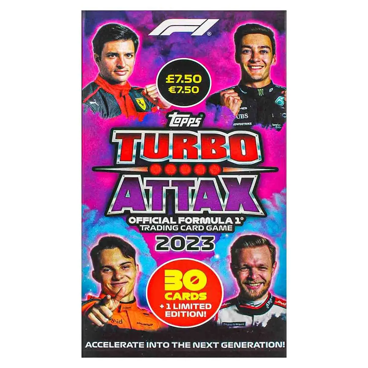 Topps Turbo Attax Official Formula 1 Trading Card Game 2023 Eco Box 2